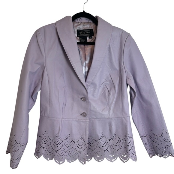 Terry Lewis Jacket Women's Size Medium Lavender - Picture 2 of 7